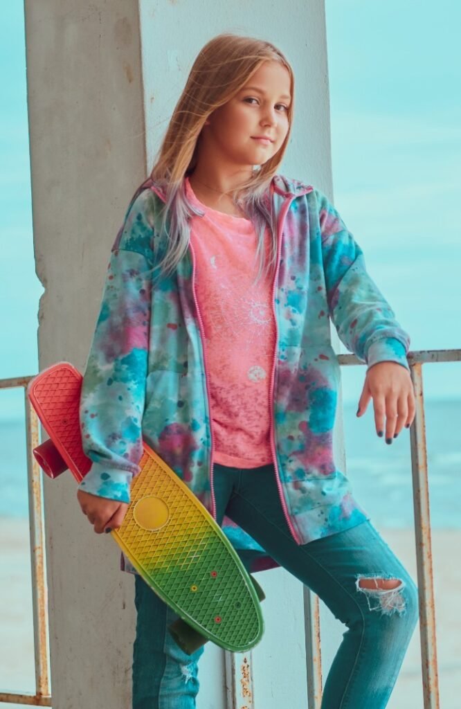 Bright Oversized Casual Layers Seaside Weekend Style