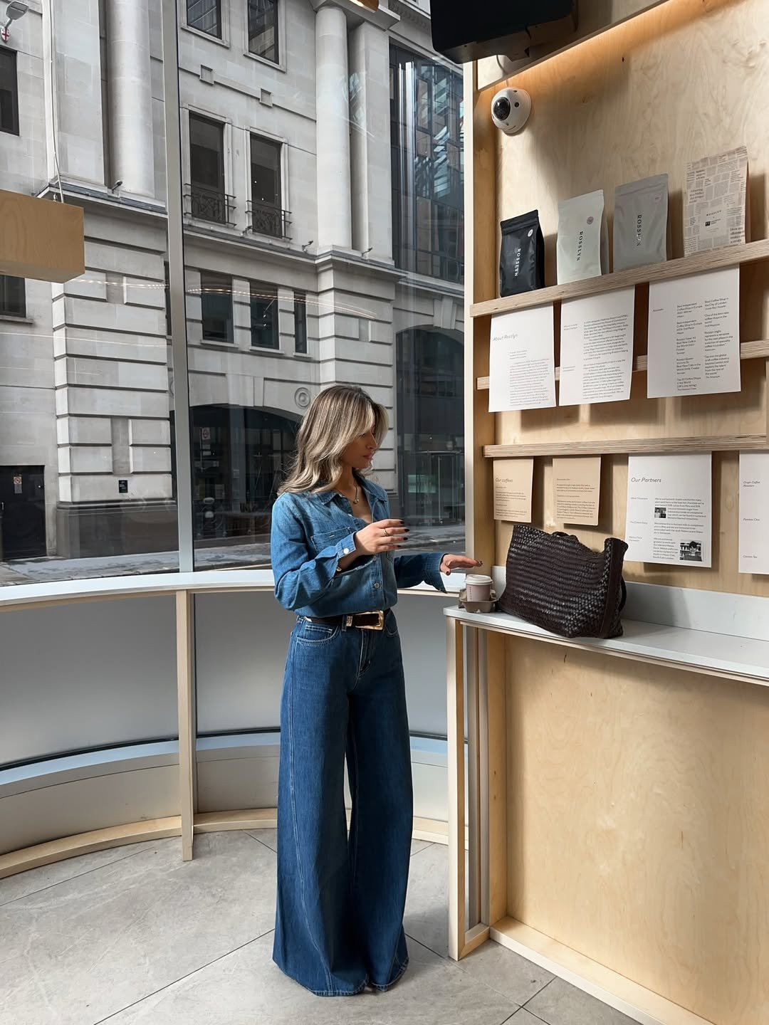 The Chic City-Casual Denim Set Modern Simplicity