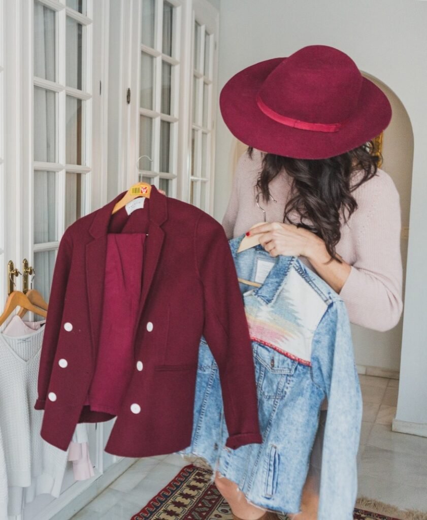 Chic Burgundy Relaxed Layering: [How To Make Your Outfit More Flattering]