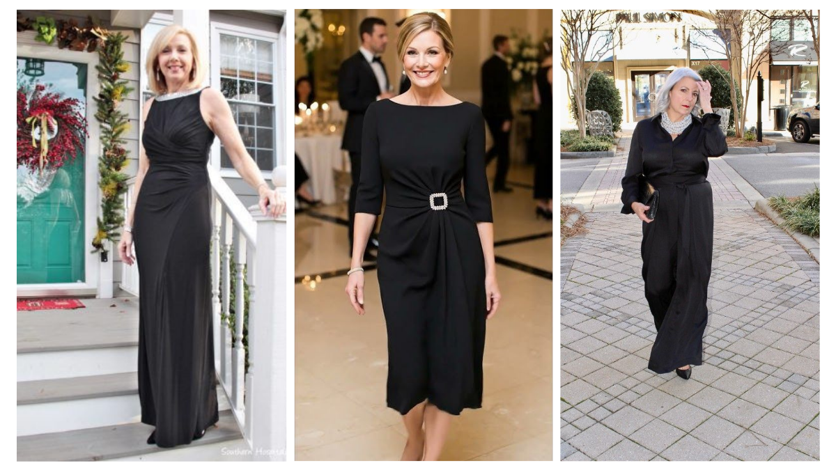18 Black Tie Wedding Guest Dress For Women Over 60