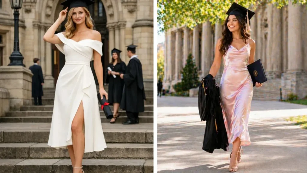 19 minimalist graduation dresses for the clean girl aesthetic