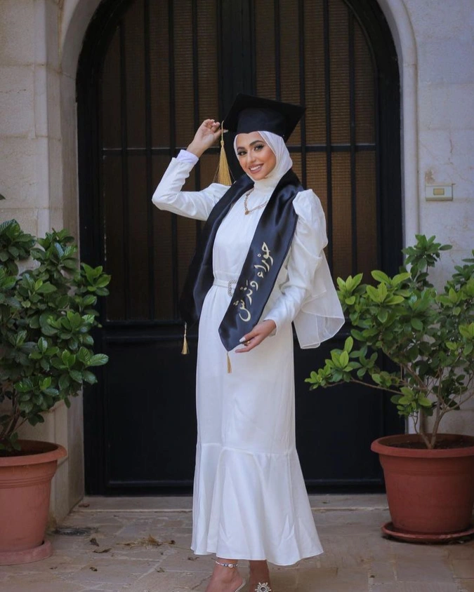 Crisp White Midi: Polished Modest Style for Graduation Milestones