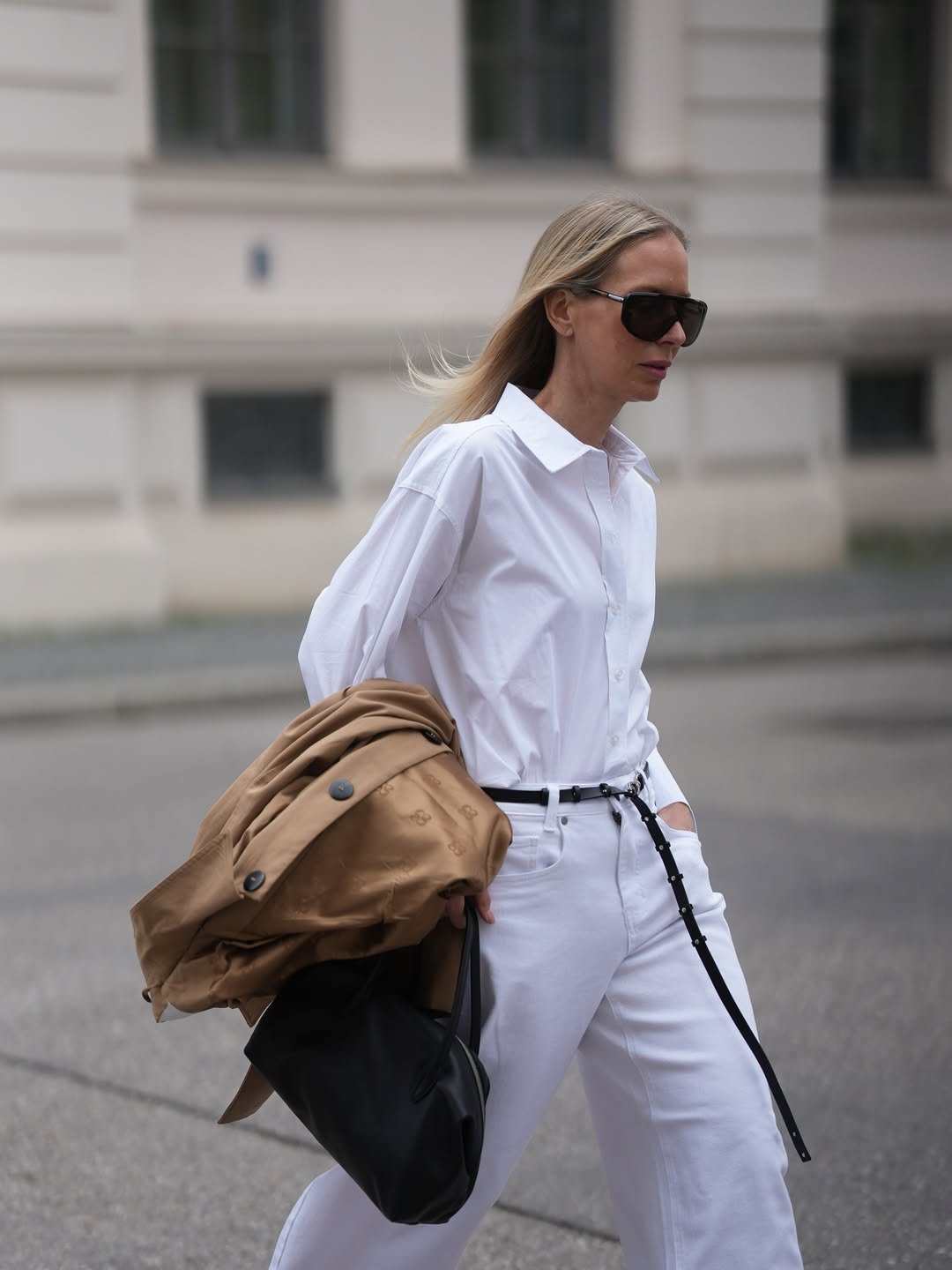 Crisp White Relaxed Monochrome 4th of July Chic Comfort