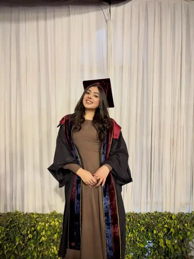 Earthy Brown A-Line Gown With Velvet Trim Formal Graduation Elegance