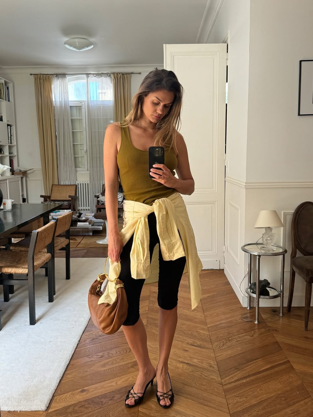 Earthy Olive, Pale Yellow, and Fitted Ribbed Activewear