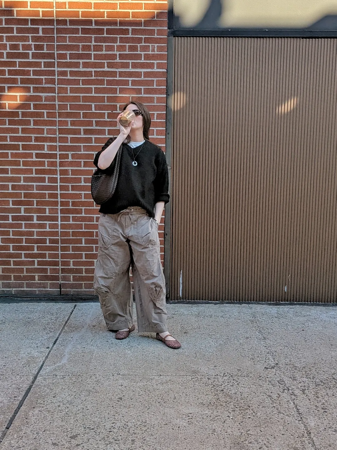 Earthy Relaxed Knit and Utility Casual Streetwear