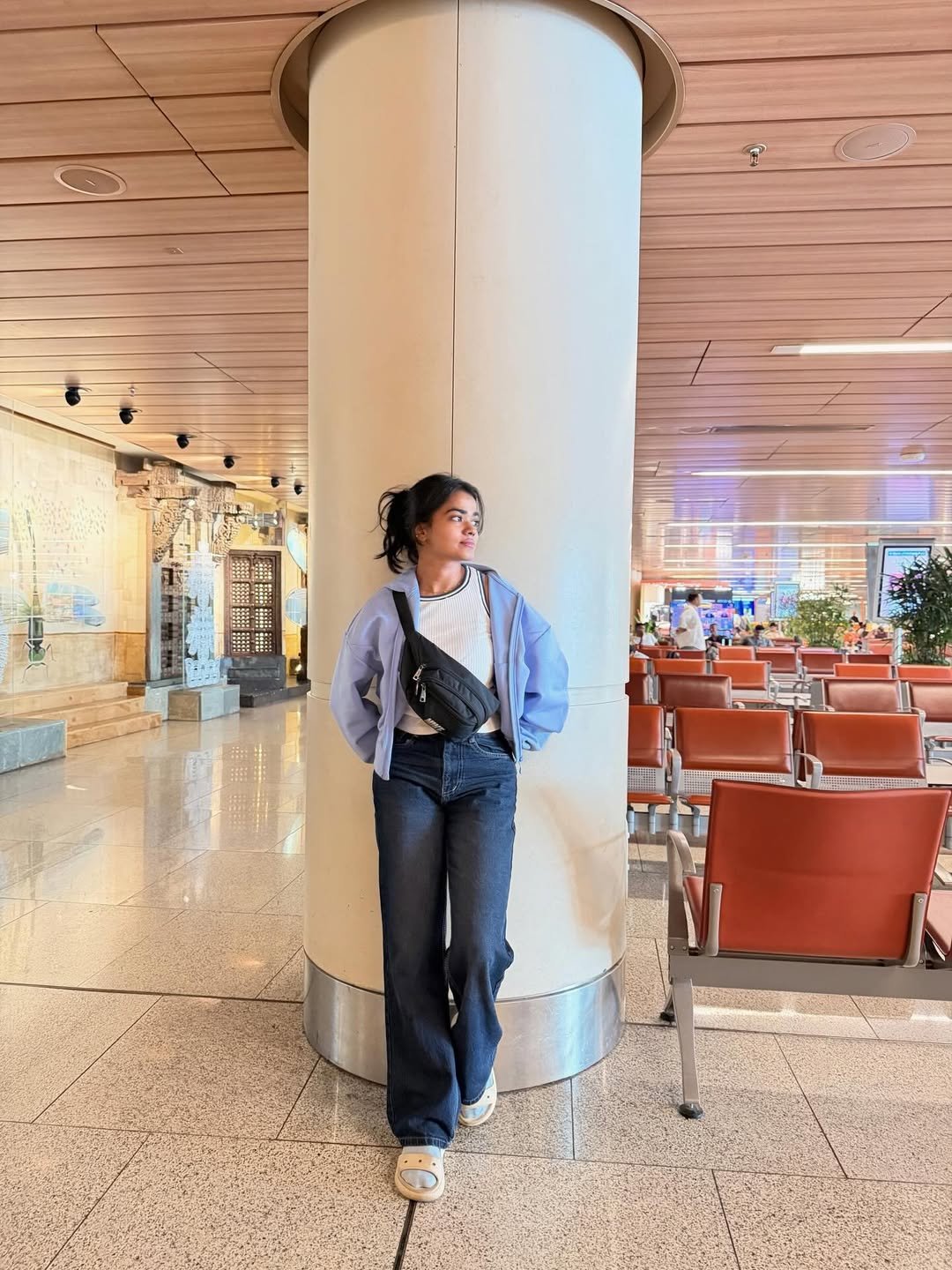 Effortless Blue Wide Leg Denim Combo