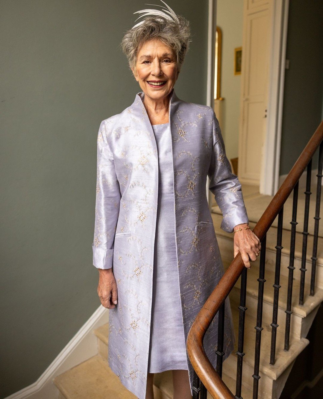 Elegant Lilac Relaxed Modest Celebration Wear