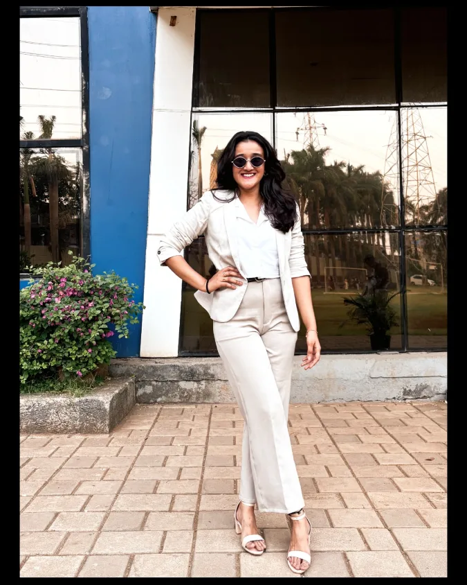 Flowing Stone Suits: Relaxed Power for a Big Life Shift