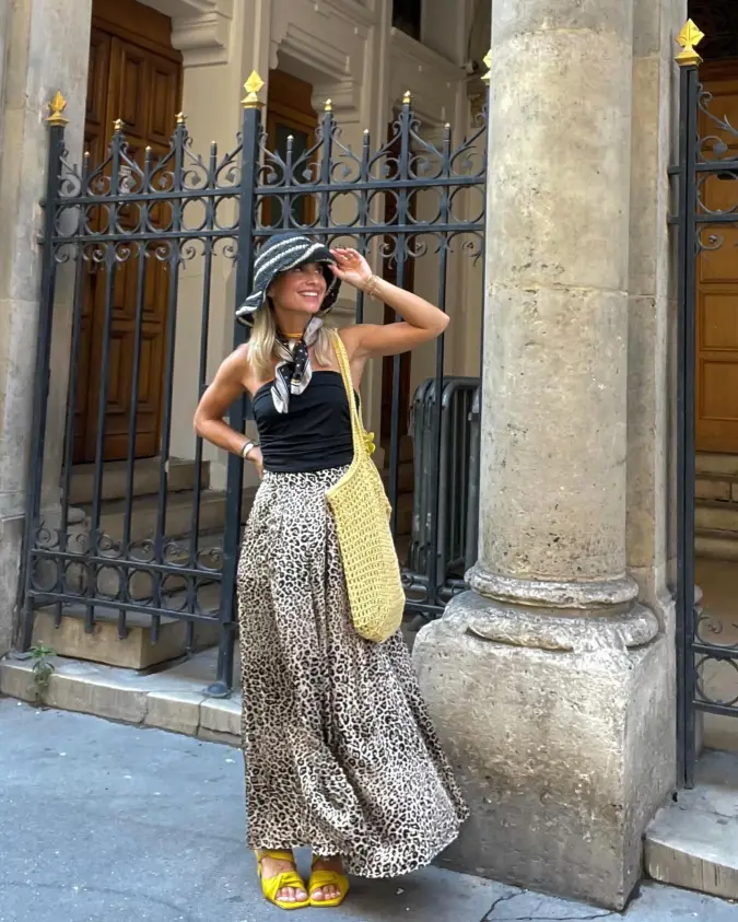 Leopard Print and Citron Yellow: Bold Breezy Maximalism