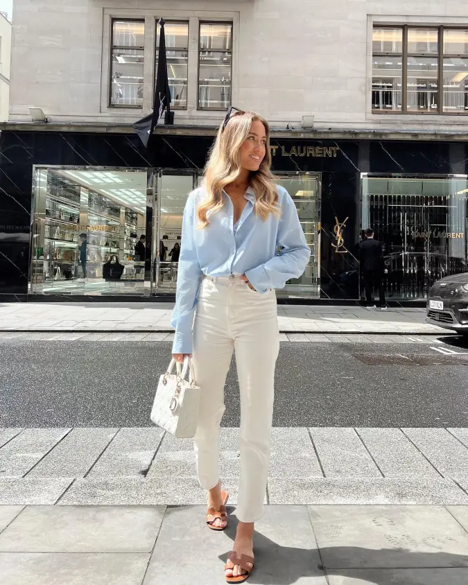 Light Cotton Layers and Relaxed Denim for Weekend Ease