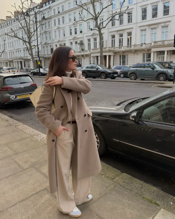 Neutral Wool Layering and Corduroy Trousers: The Academic Poetcore Outfit