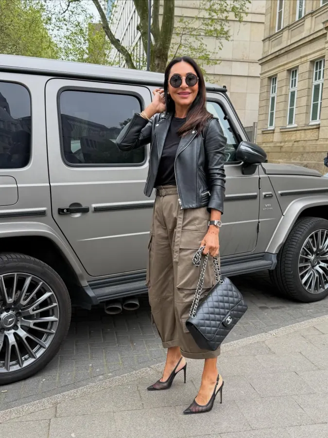 Olive and Onyx Relaxed Cargo City Edge