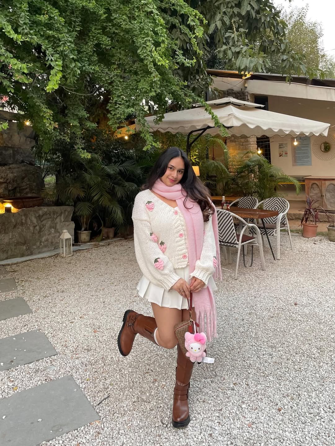 Pink Strawberry Cream Cozy Weekend Knits