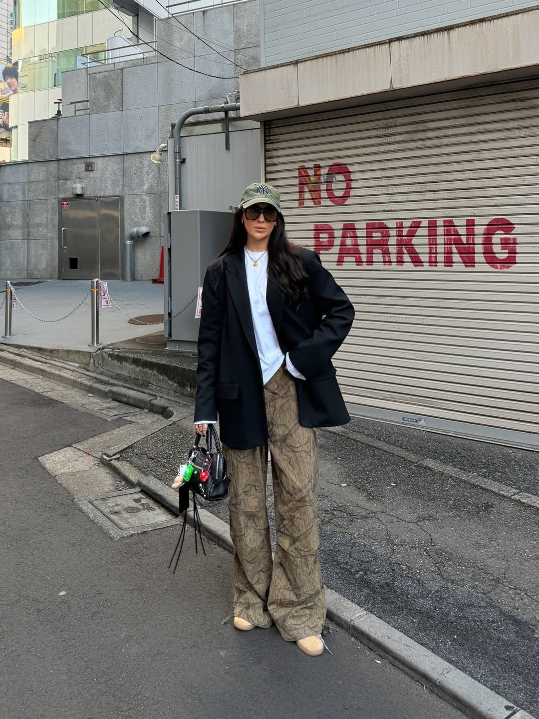 Relaxed Khaki Cargo Trousers Casual Modest Activewear