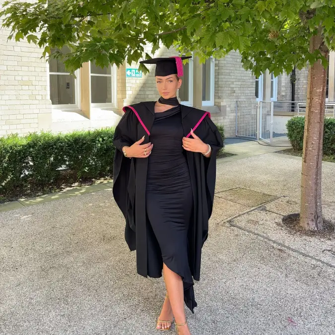 Sleek Black Dress: Minimalist Elegance for Graduation Milestones
