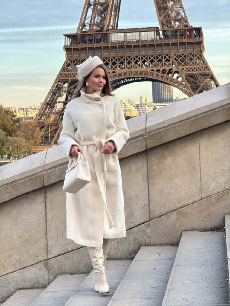 Elegant Cream: Oversized Outerwear