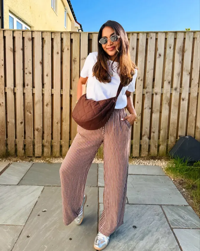 Striped Linens and Quilted Cocoa: The Everyday Easy Fit