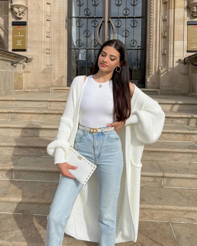 White & Denim Cozy Weekend Knits