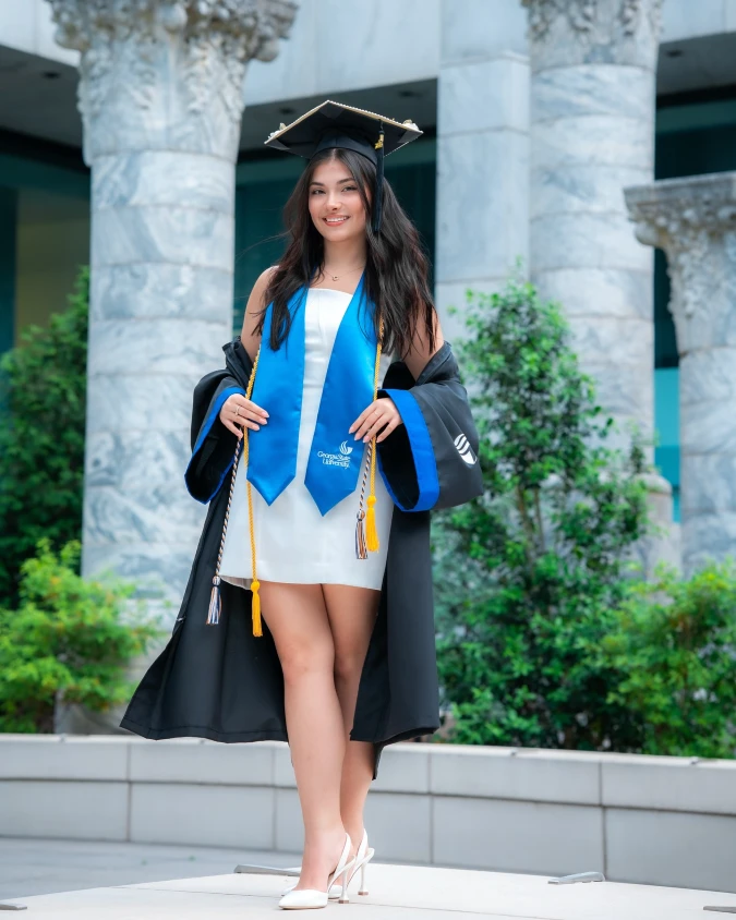 White Mini Dress: Modern Structured Grace for Graduation Milestones