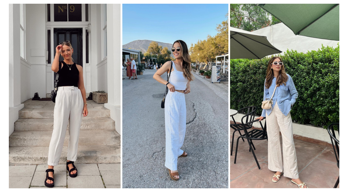 18 Linen Pants Outfit Ideas Summer