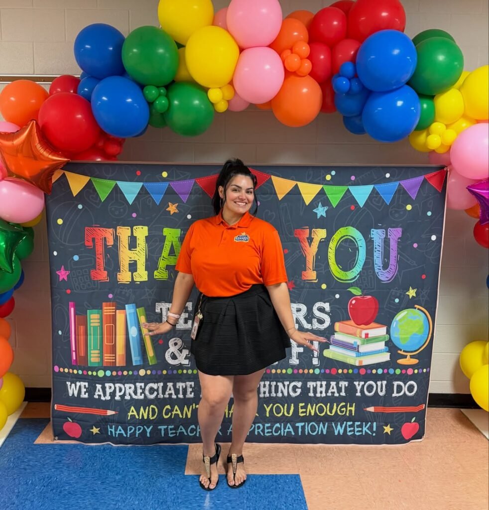 Bright Polo and Pleated Skirt Combo