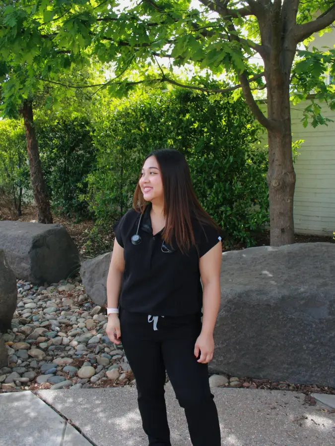 Casual Black Scrub Polo With Everyday Comfort