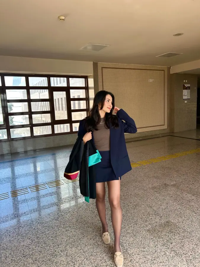 Casual Chic Blazer & Mini Skirt Combo
