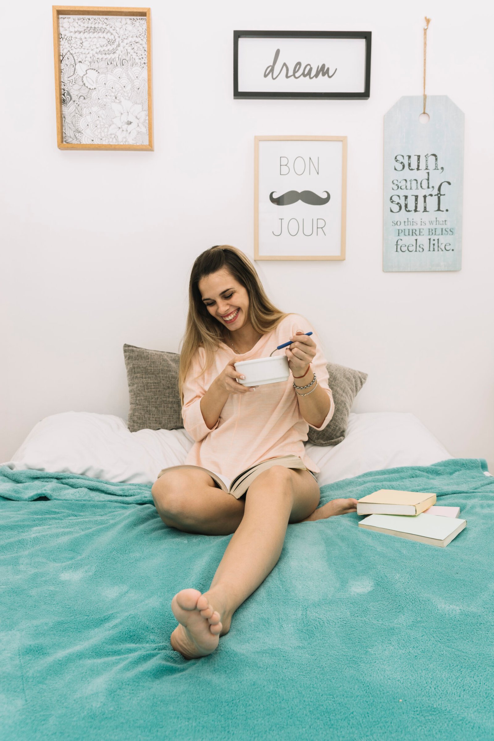 Casual Oversized Tee and Plush Shorts