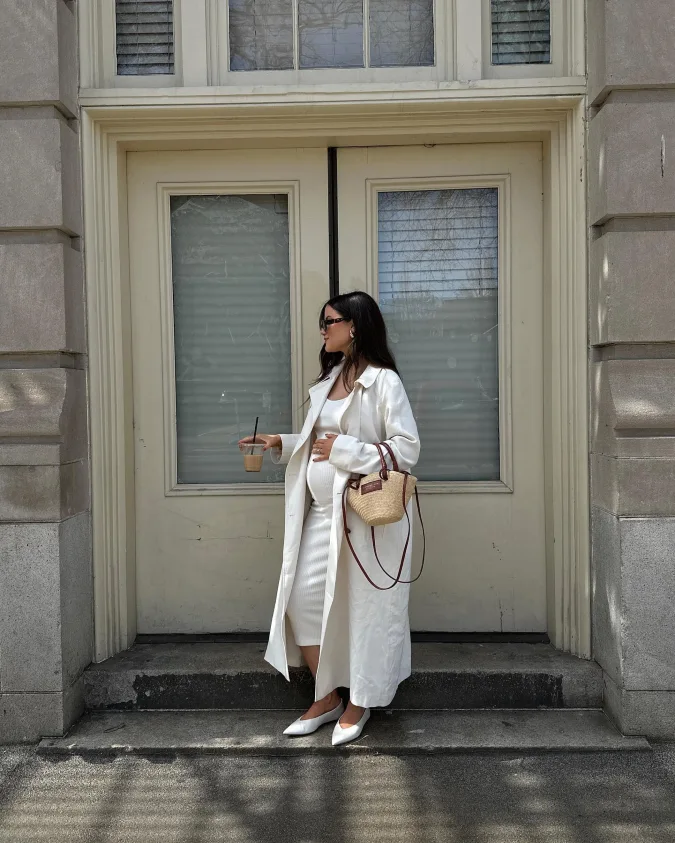 Chic Monochrome Coffee Run Outfit