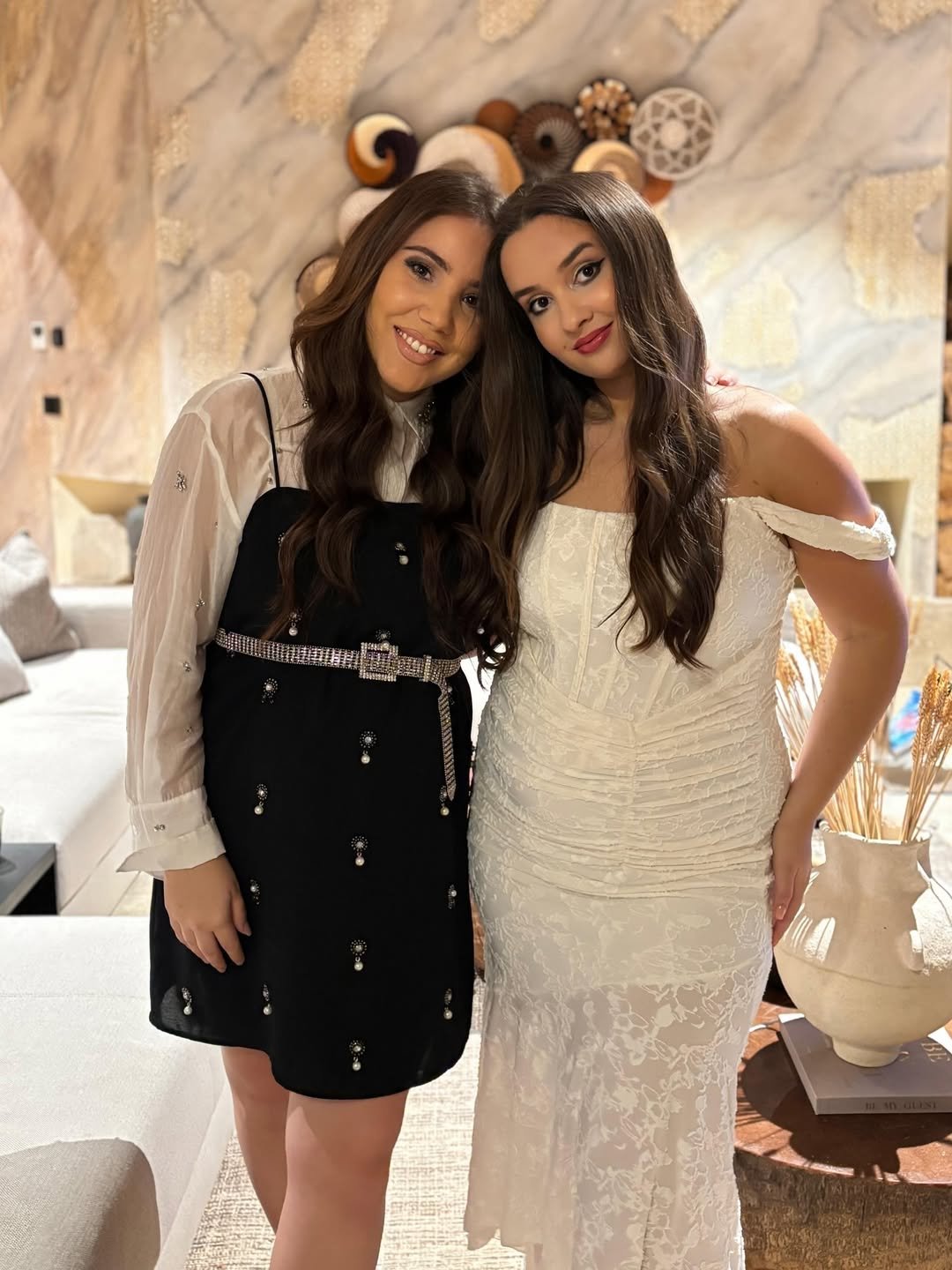 Chic Monochrome Lace And Sparkle Evening Wear 15 Bachelorette Party Outfit Ideas