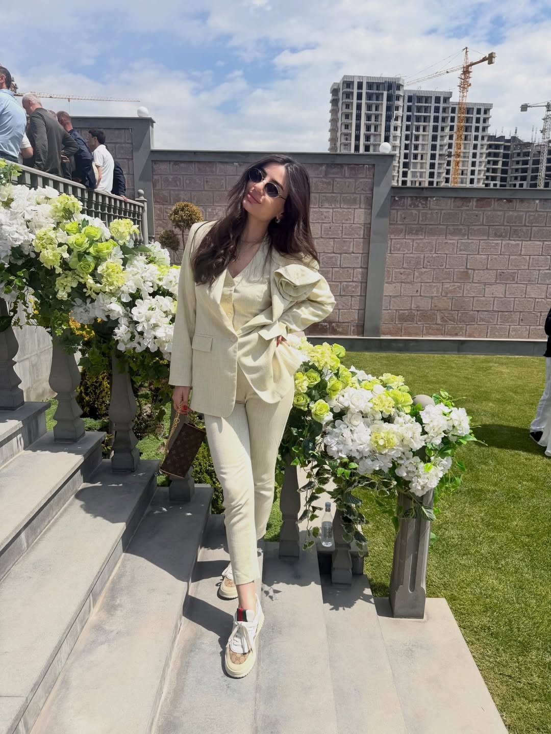 Chic Neutral Trouser Suit