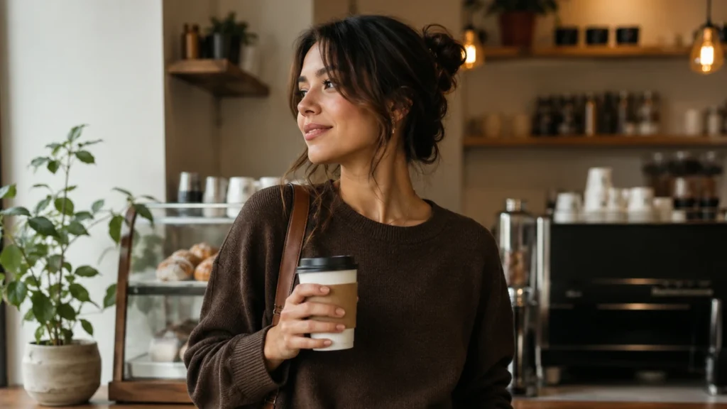 Coffee Shop Study Outfit Ideas