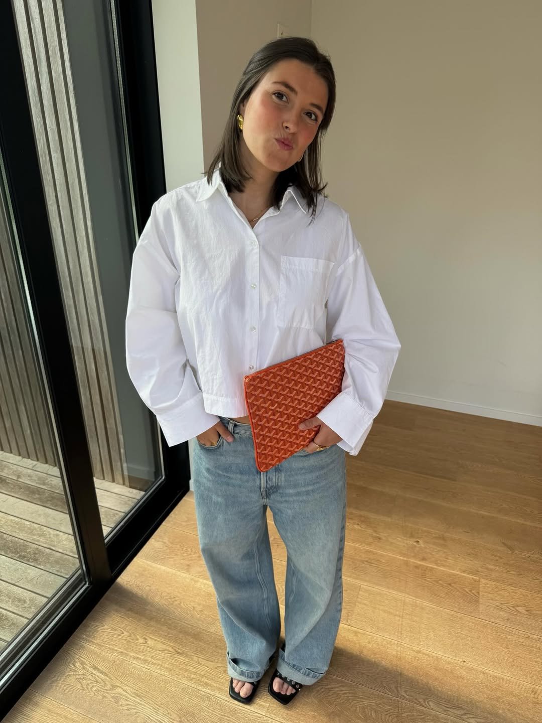 Crisp Poplin and Oversized Denim