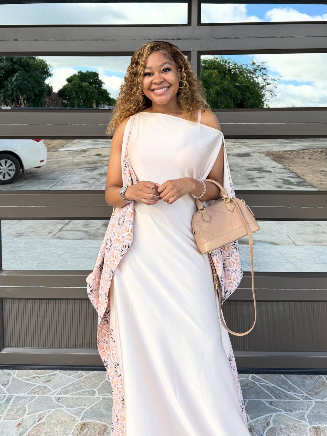 Elegance in a Silk Maxi Dress