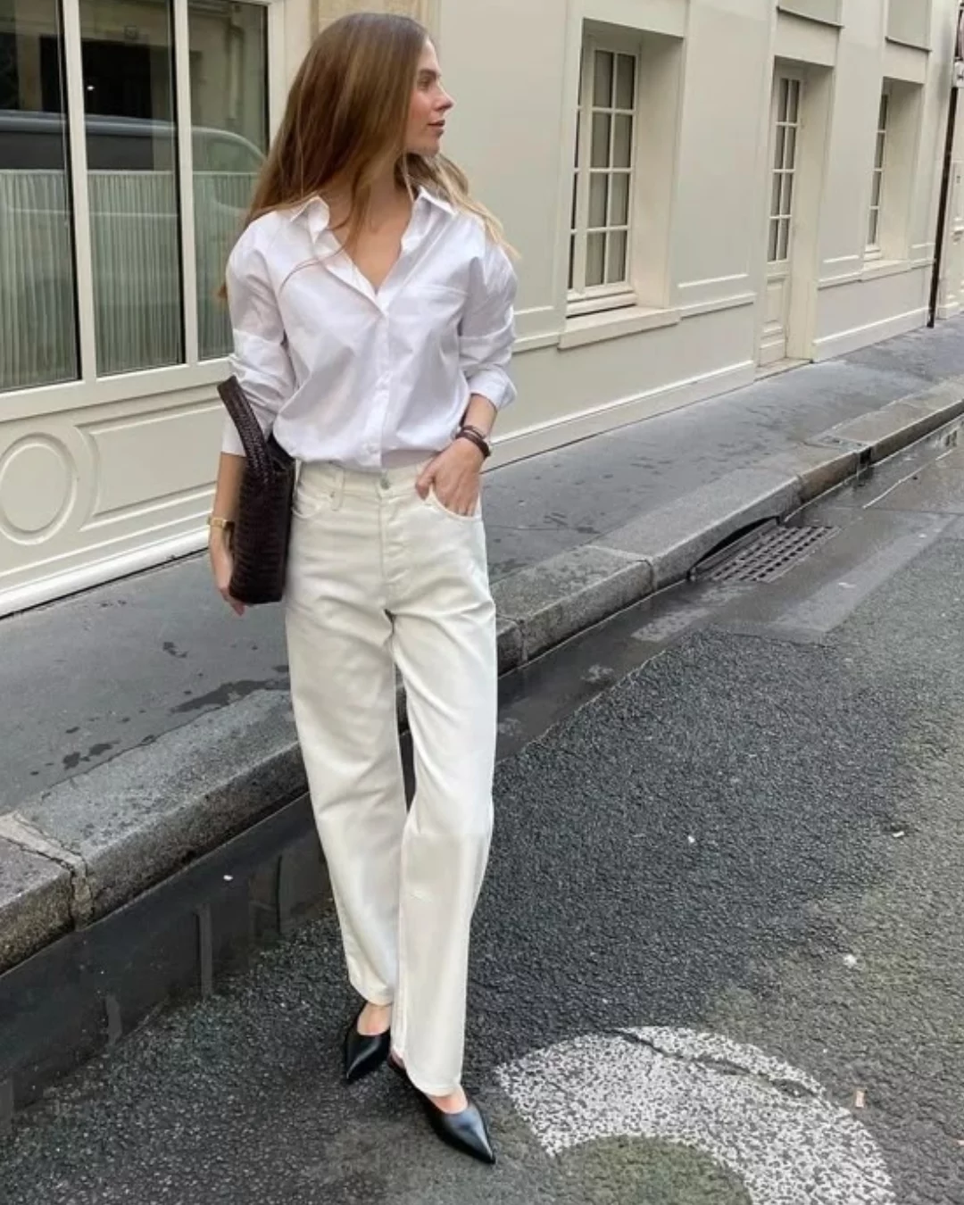Everyday Monochrome White Relaxed Fit City Essentials