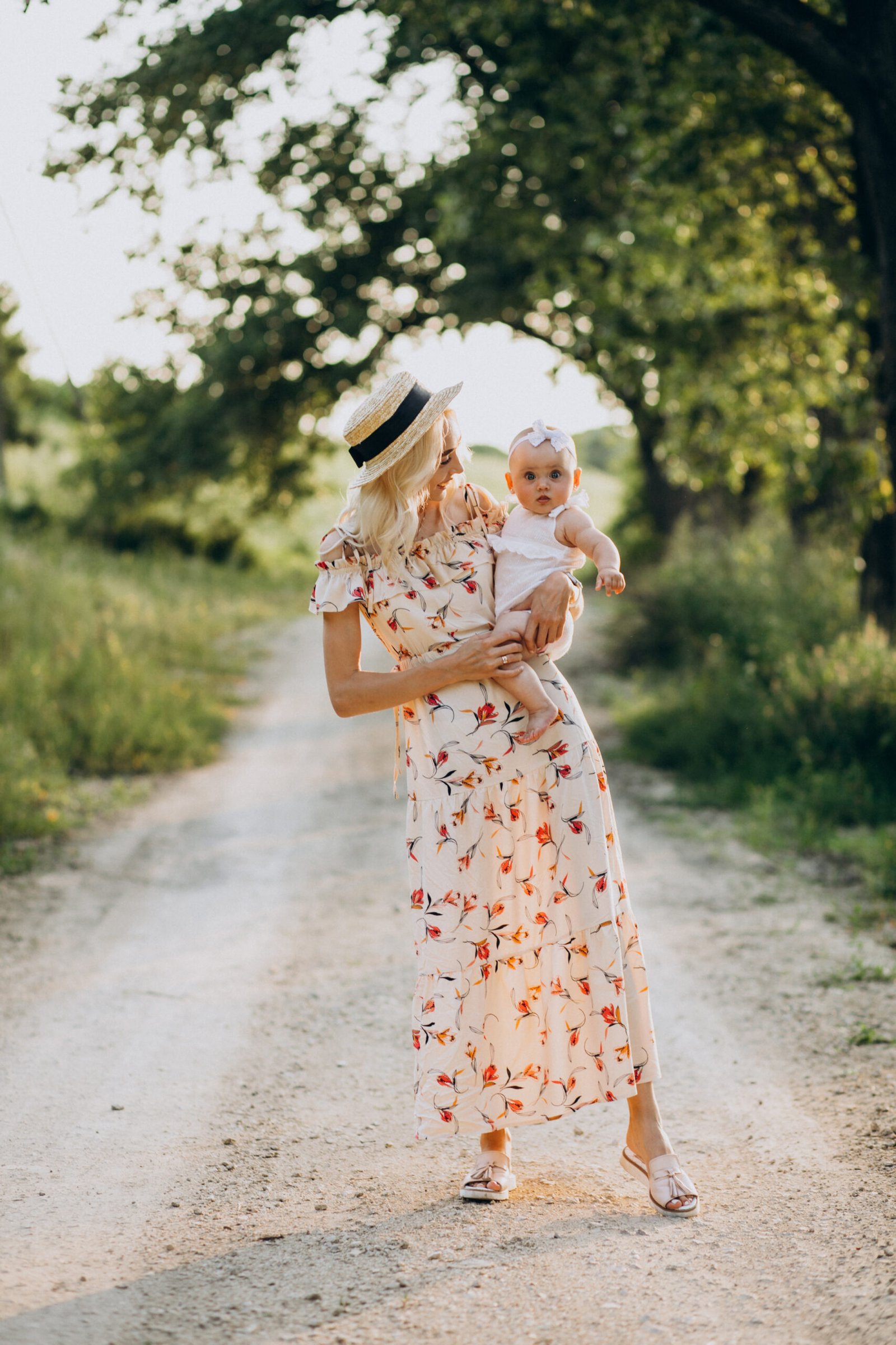 Floral Print Ruffle Maxi Dress Breezy Park Excursion Style