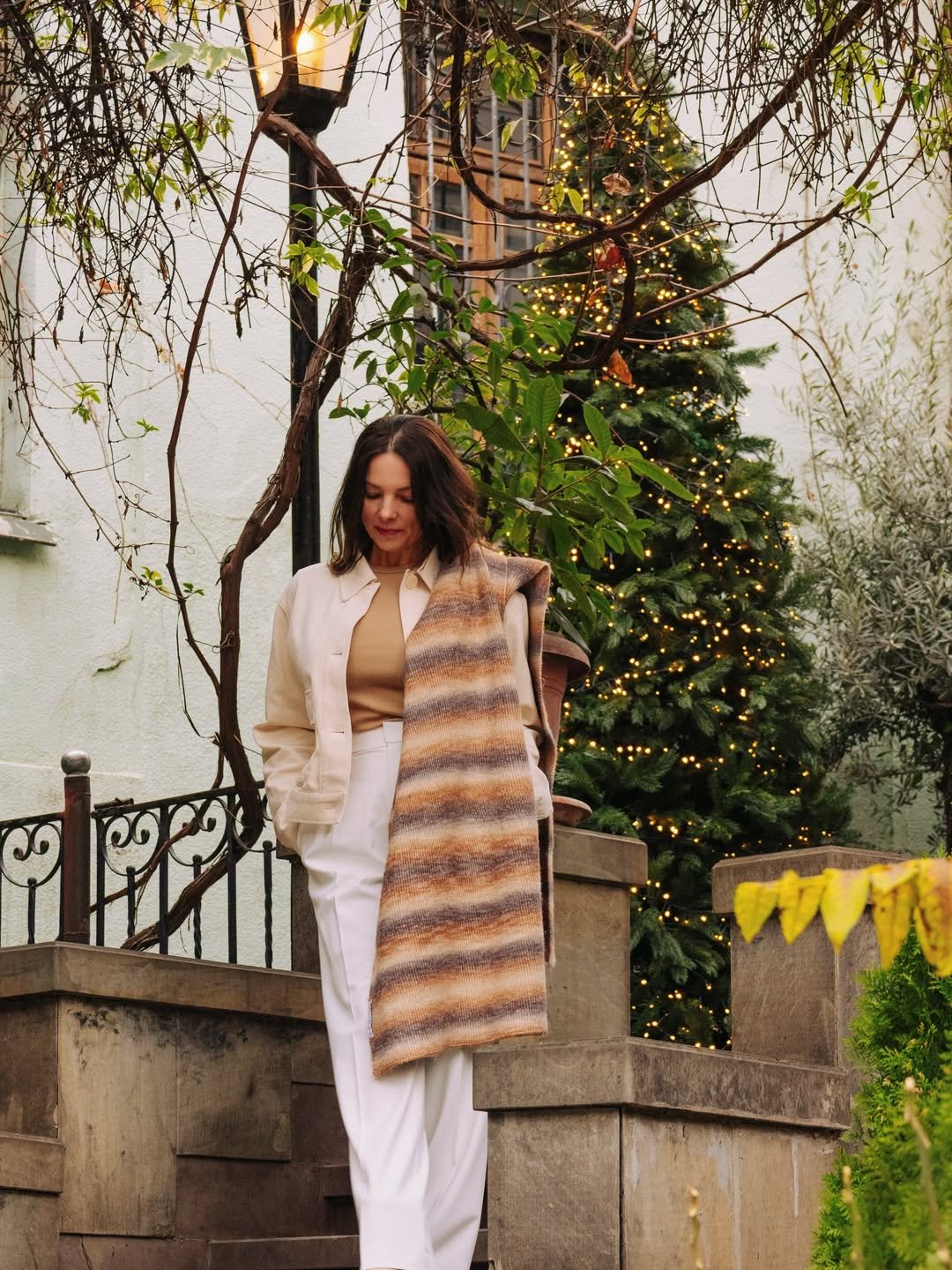 Layered Neutrals and Earthy Knits