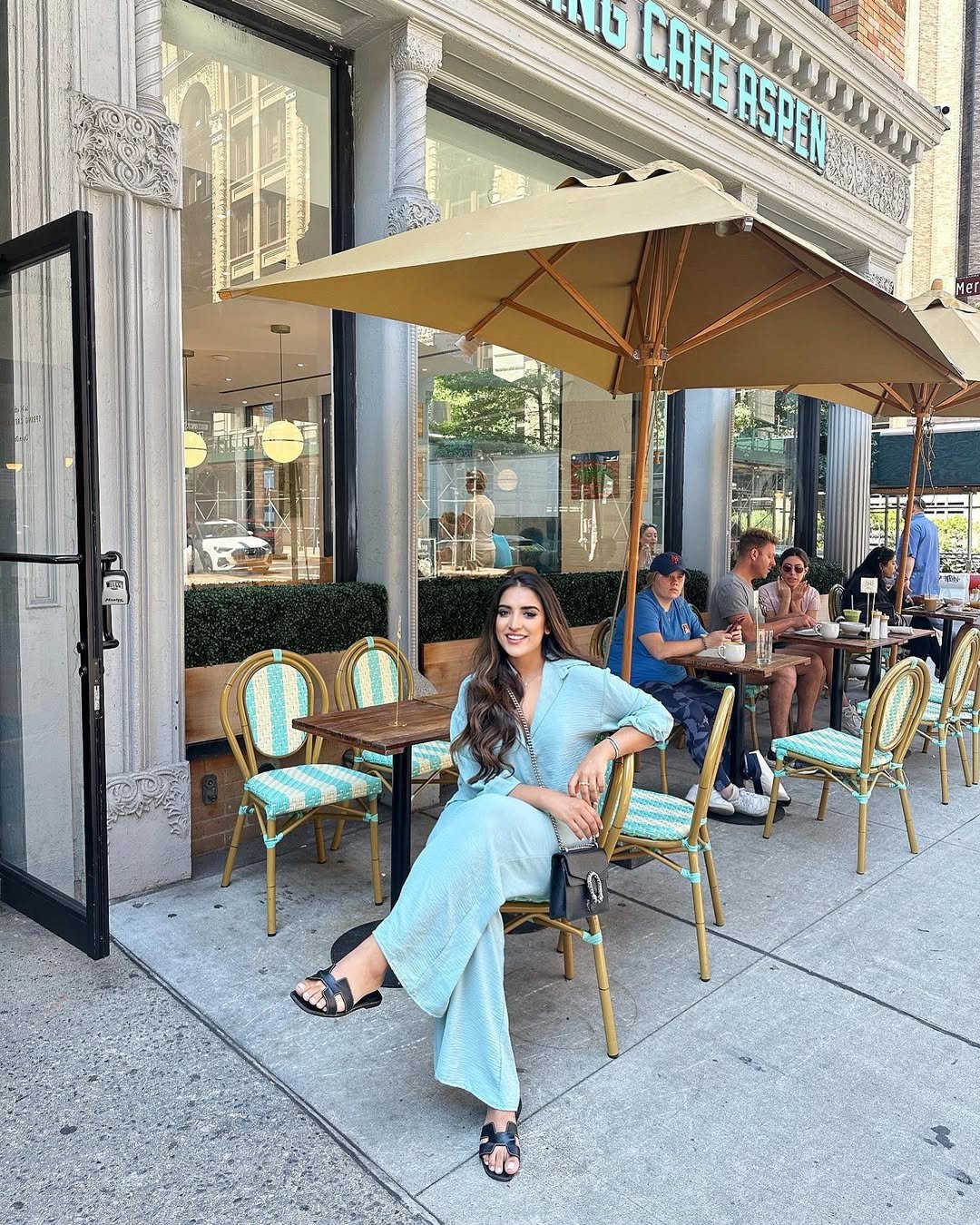 Mint Breezy Relaxed Two-Piece Set Country Club Brunch Outfit Ideas
