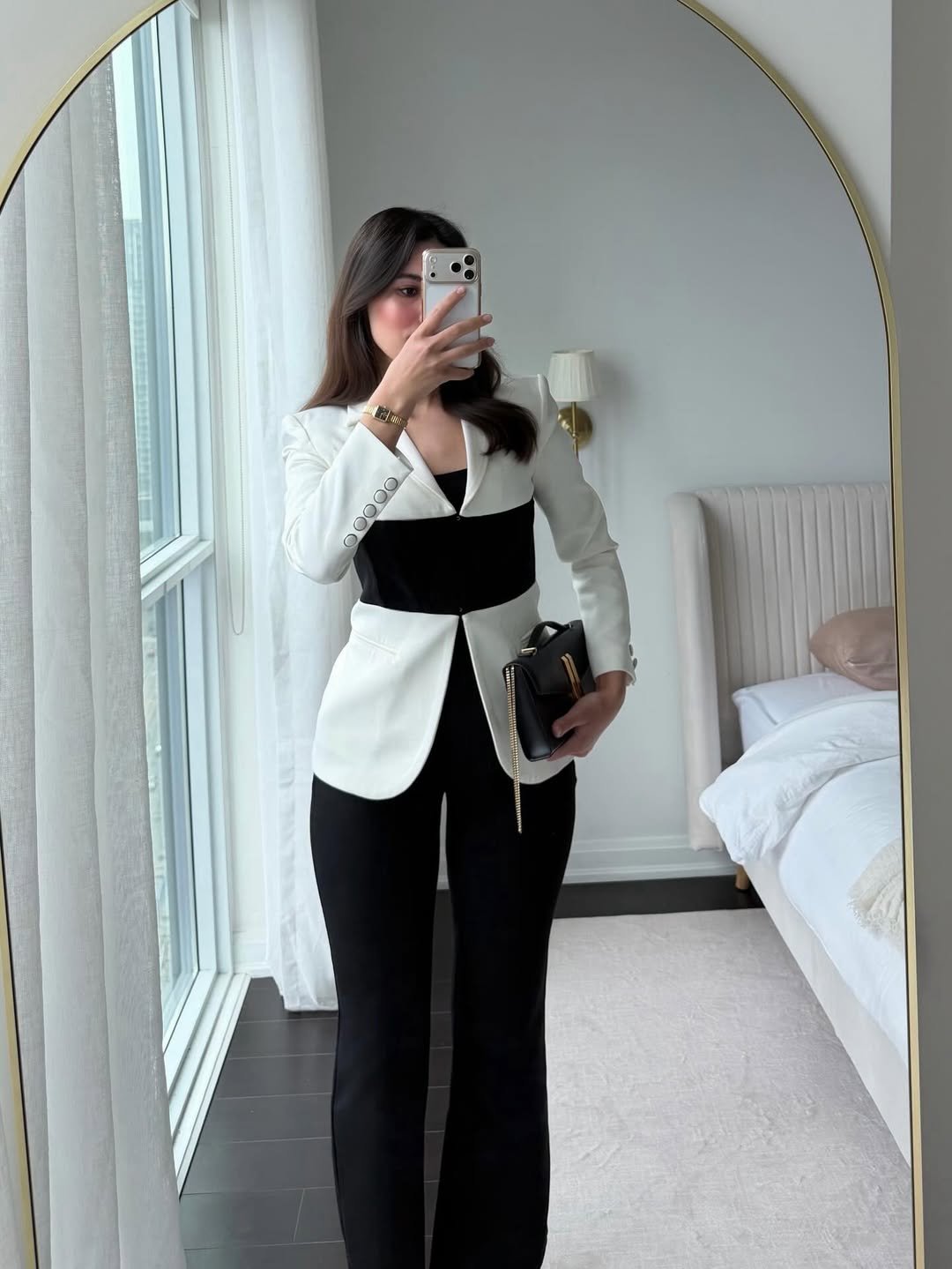 Modern Monochrome Tailored Suit