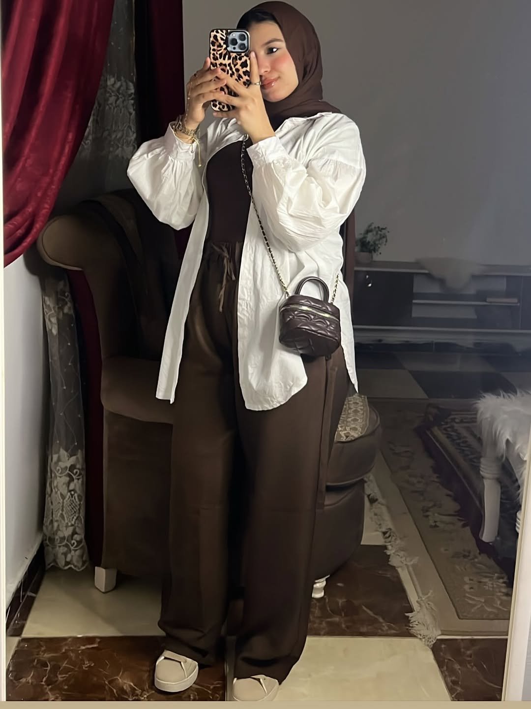 Natural Neutrals Comfy Cool Wide Leg Modest Conference Choice
