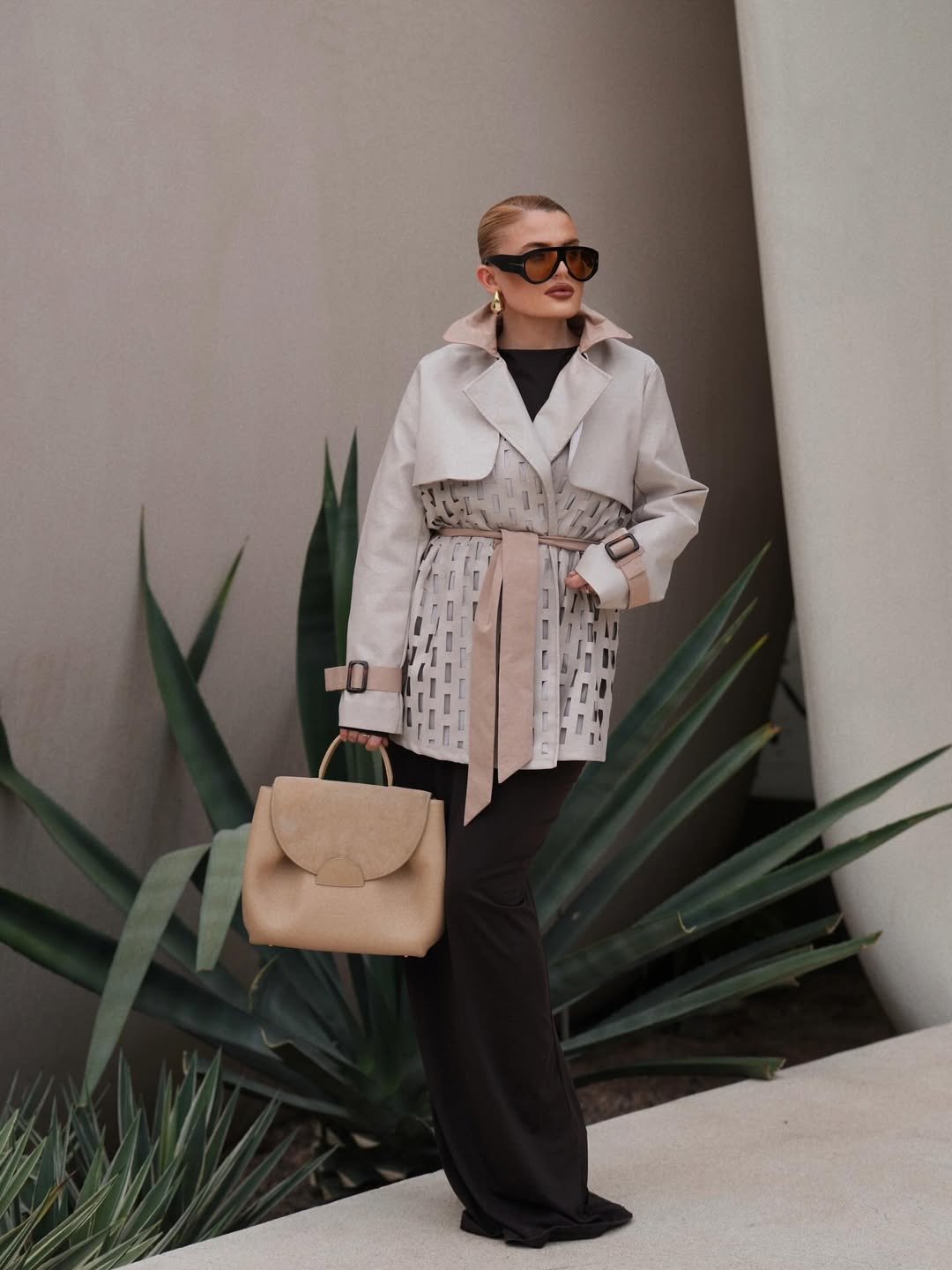 Neutral Tailored Earthy Chic Elevating Casual Streetwear