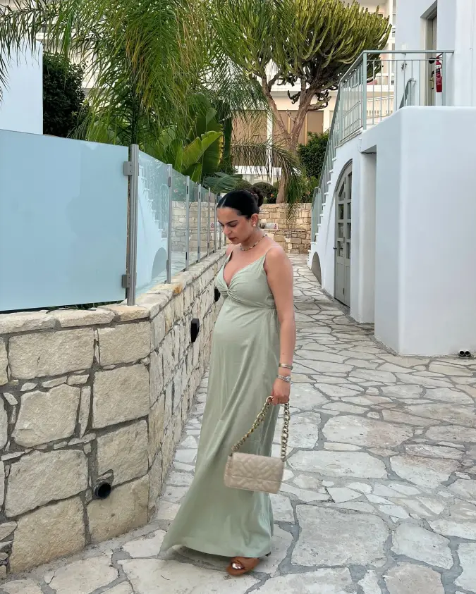 Sage Green Vacation Maxi Dress