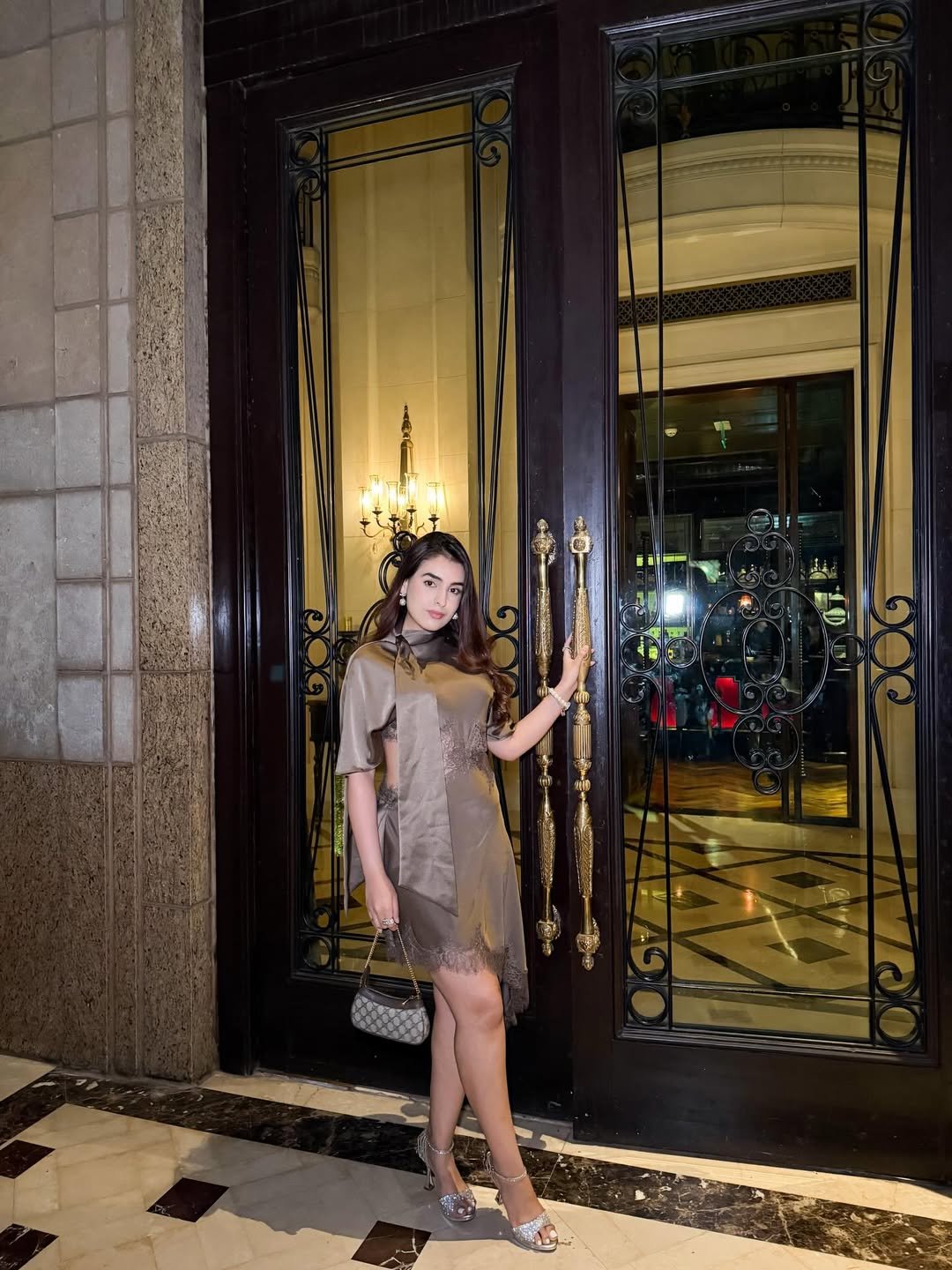 Satin Earthy Relaxed Evening Dress Lifestyle: [15 First Date Outfit Ideas Dinner]