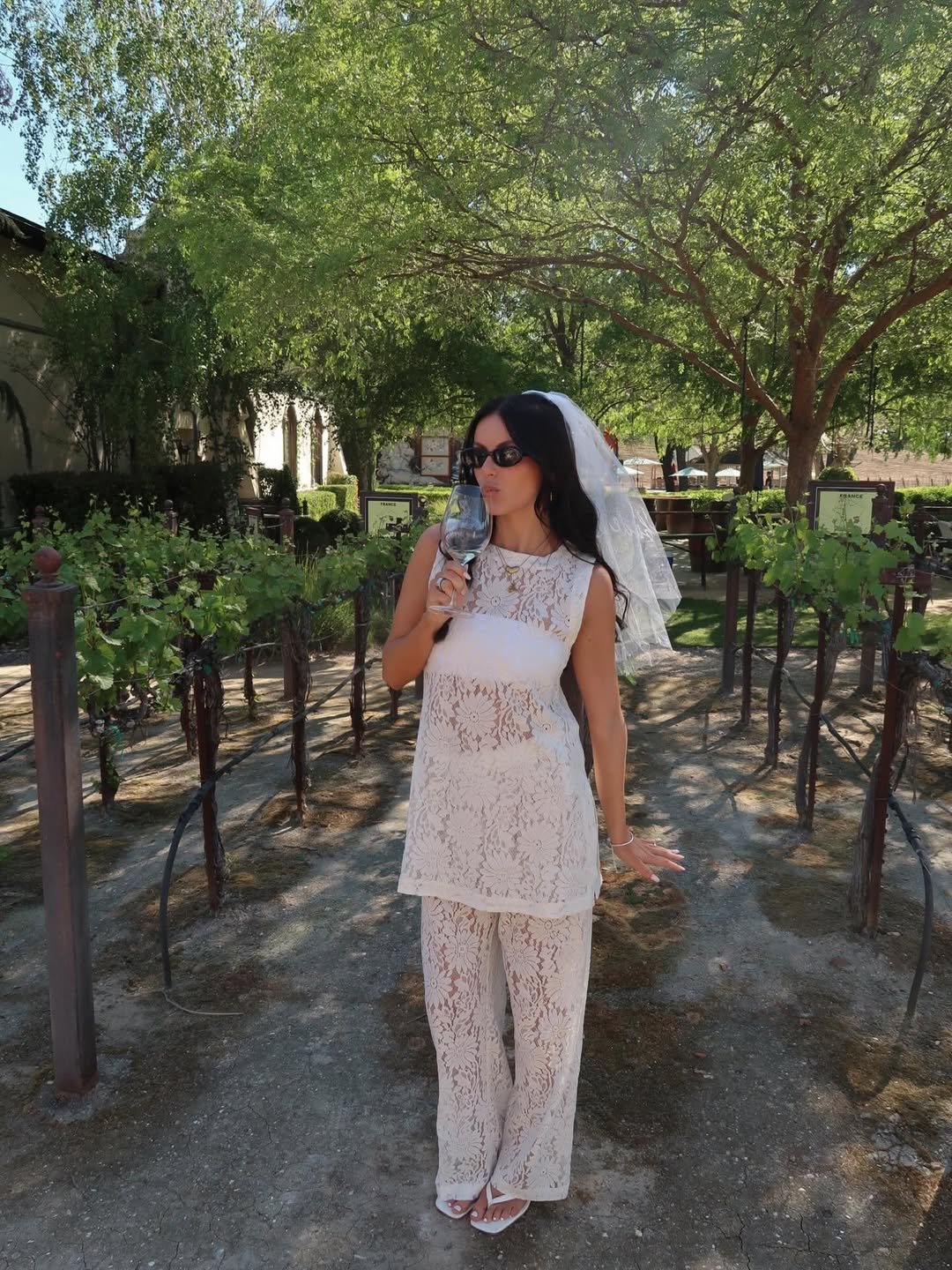Sheer White Lace Wine Country Bridal Set 15 Bachelorette Party Outfit Ideas