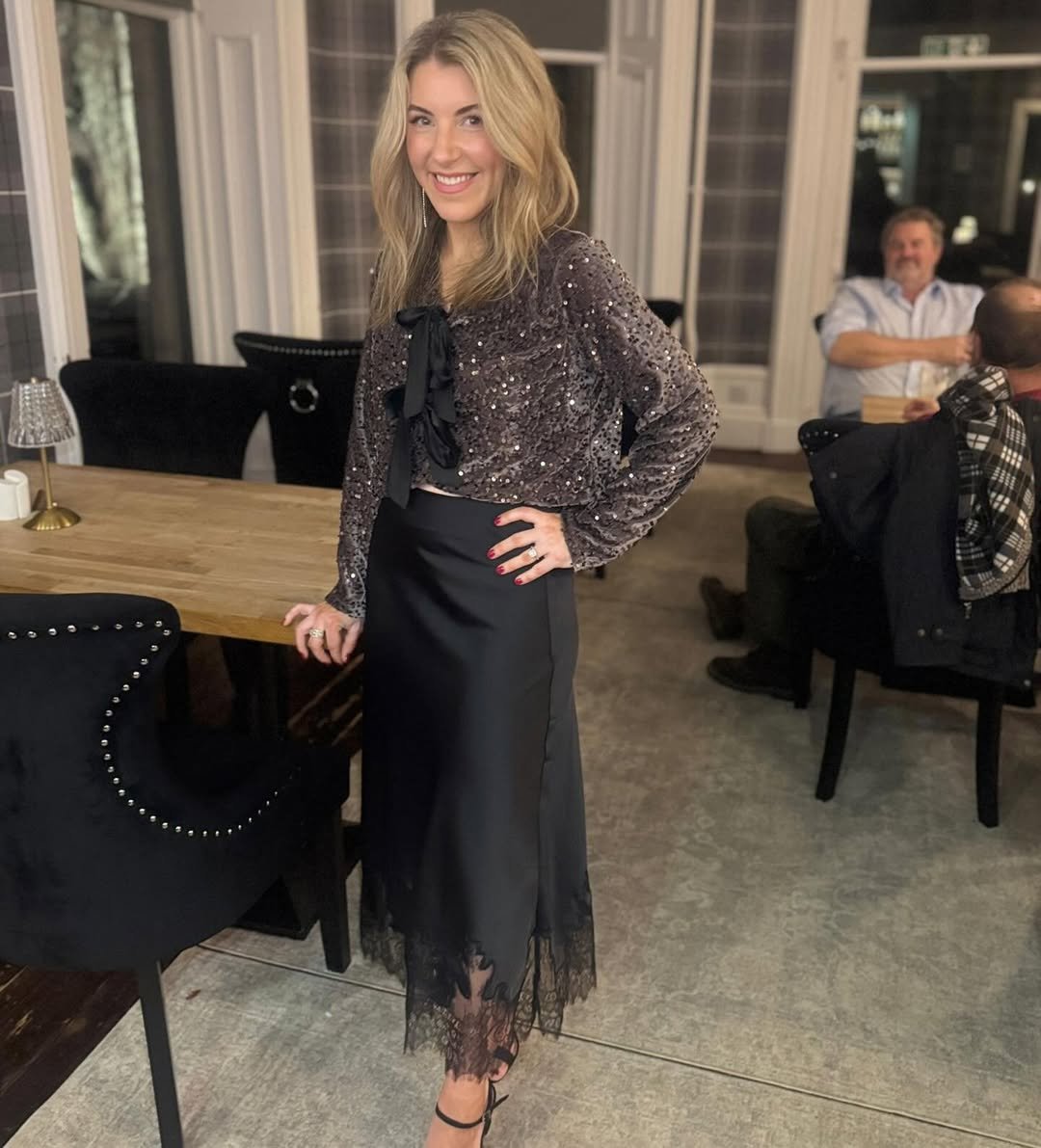 Sparkle and Satin Elegant Celebration Looks for Retirement Parties