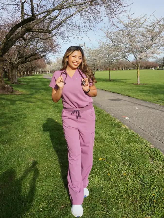 Sporty Black Scrub Jacket With Off-Duty Ease