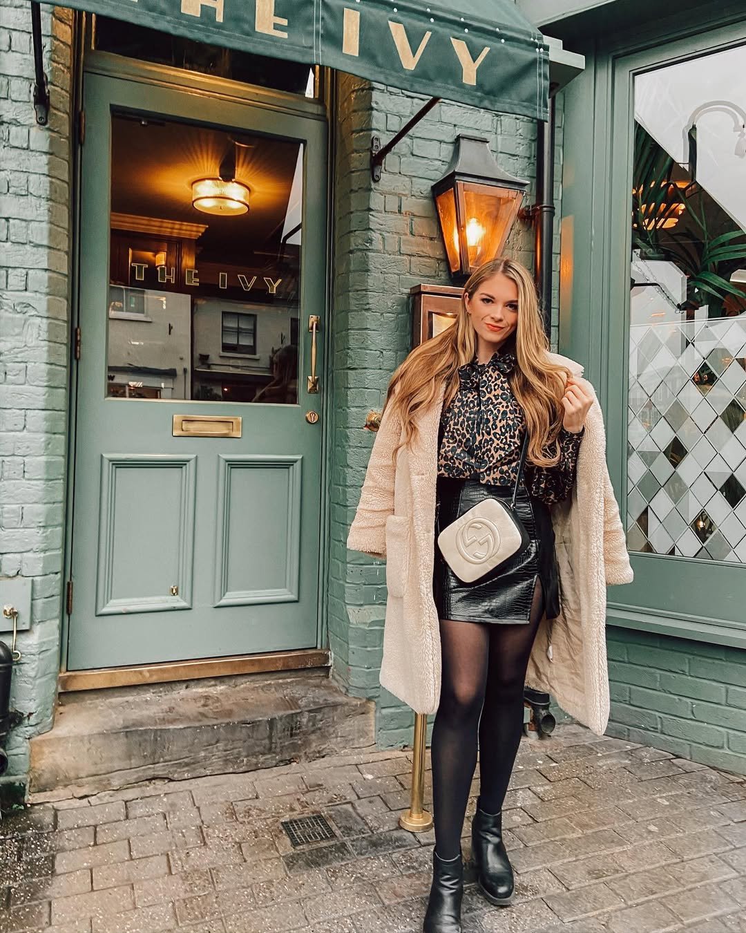 Textured Neutrals and Bold Animal Prints for Country Club Brunch Outfits