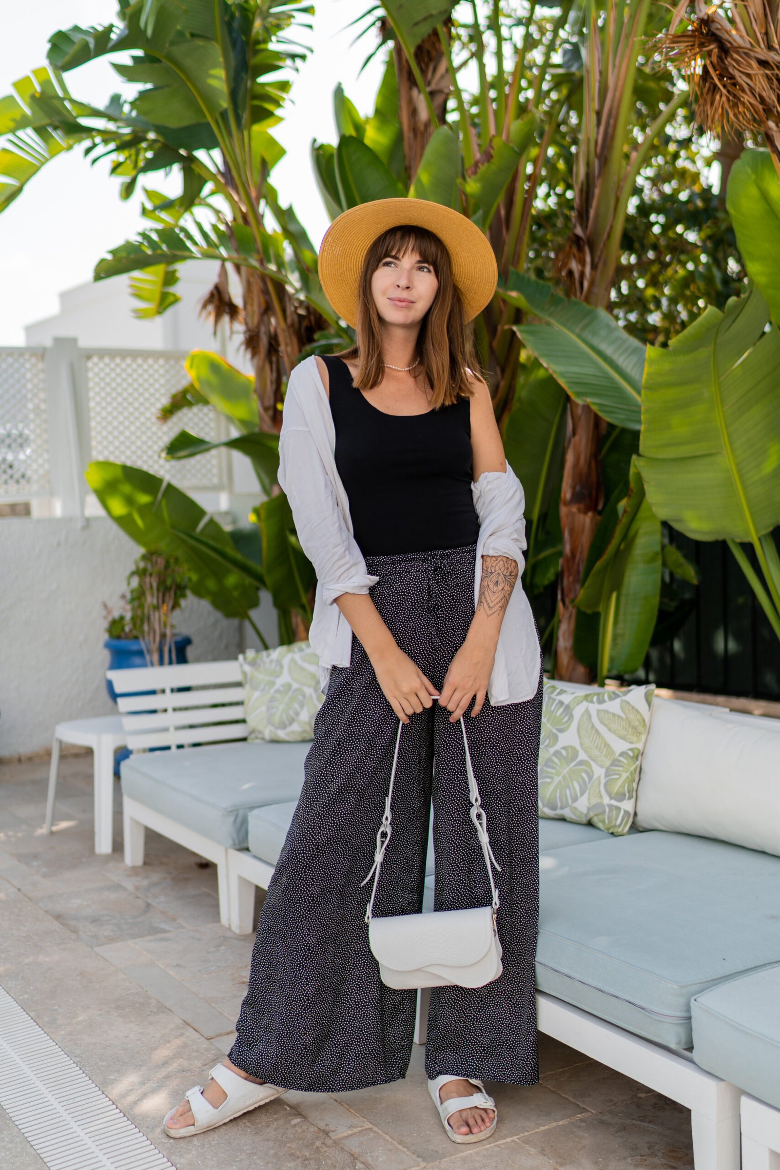 The Coastal Linen and Wide Leg Trouser Set