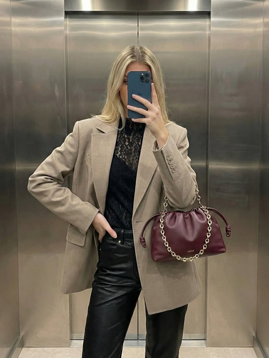 The Executive Edge Tailored Neutrals and Leather Trousers
